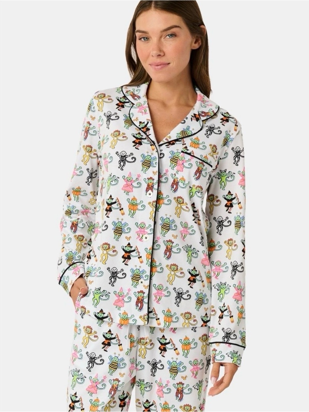 Roller Rabbit Boo Crew Women’s Long-Sleeve Pajama Set